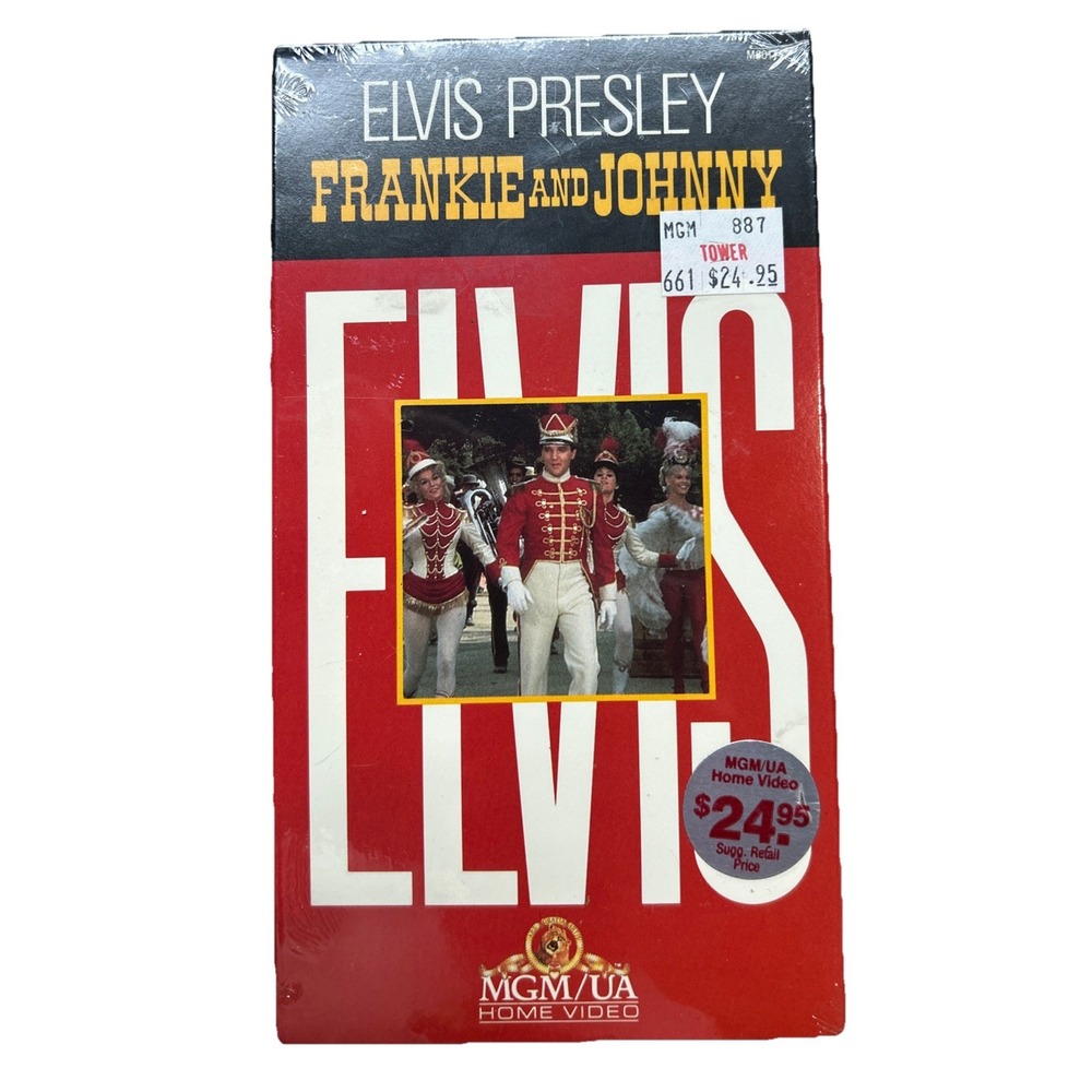 FACTORY SEALED Frankie and Johnny VHS Elvis Presley,‎ Donna Douglas